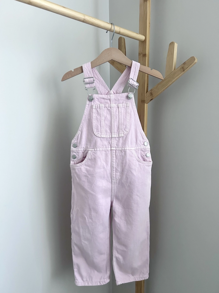 Ogrodniczki jeansowe 98 cm Zara